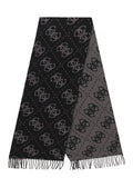 GUESS ACC U COL Sciarpa Boston logata nero
