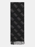 GUESS ACC U COL Sciarpa Boston logata nero