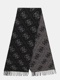 GUESS ACC U COL Sciarpa Boston logata nero