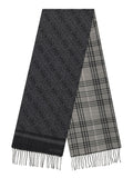 GUESS ACC U COL Sciarpa Milano jacquard 30 x 175 cm nero