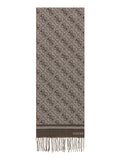 GUESS ACC U COL Sciarpa Milano jacquard 30 x 175 cm MORO/BEIGE