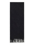 GUESS ACC U COL Sciarpa Boston embossed 45 x 190 cm nero