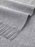 GUESS ACC U COL Sciarpa Boston embossed 45 x 190 cm grigio