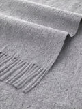 GUESS ACC U COL Sciarpa Boston embossed 45 x 190 cm grigio