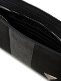 GUESS ACC U COL Tracolla sidney top zip nero