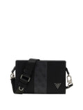 GUESS ACC U COL Tracolla sidney top zip nero