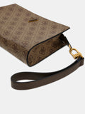 GUESS ACC U PRE Pochette Milano con tracolla BEIGE/MARRONE