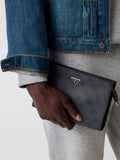 GUESS ACC U PRE Pochette Milano con tracolla nero