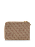 GUESS ACC U PRE Pochette milano logata BEIGE/MARRONE