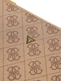 GUESS ACC U PRE Pochette milano logata BEIGE/MARRONE