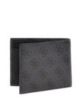 GUESS ACC U PRE Portafoglio Milano bifold con tasca portamonete nero