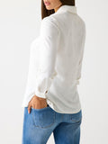 GUESS APP D COL Camicia flore logata bianco