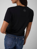 GUESS APP D COL T-shirt diamond nero
