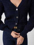 GUESS APP D COL Cardigan Faith blu