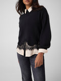 GUESS APP D COL Maglia Hayden nero