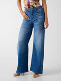 GUESS APP D PRE Jeans con schiariture gamba larga BLU MEDIO