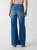 GUESS APP D PRE Jeans con schiariture gamba larga BLU MEDIO