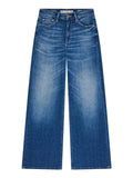 GUESS APP D PRE Jeans con schiariture gamba larga BLU MEDIO