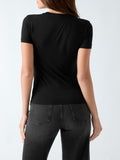 GUESS APP D PRE T-shirt mini logo nero