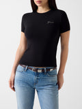 GUESS APP D PRE T-shirt mini logo nero