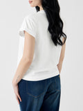 GUESS APP D PRE T-shirt logo 4g bianco