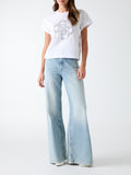 GUESS APP D PRE T-shirt logo 4g bianco