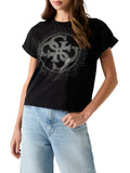 GUESS APP D PRE T-shirt logo 4g nero