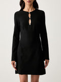 GUESS APP D PRE Abito claudie mini nero