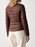 GUESS APP D PRE Piumino new vona block embossed marrone