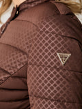 GUESS APP D PRE Piumino new vona block embossed marrone
