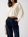 GUESS APP D PRE Cardigan nina bianco