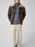 GUESS APP U COL Giacca ecomontone CAFFE