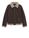 GUESS APP U COL Giacca ecomontone CAFFE