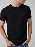 GUESS APP U PRE T-shirt core extra slim logo nero