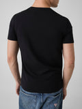 GUESS APP U PRE T-shirt core extra slim logo nero