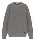 GUESS APP U PRE Maglioncino a costa inglese Manny washed grigio