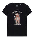 GUESS ATH D COL T-shirt Fabrizia nero