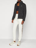 GUESS ATH D PRE Piumino trapuntato collo alto nero