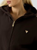 GUESS ATH D PRE Giubbino Olympe con cappuccio CAFFE