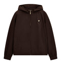 GUESS ATH D PRE Giubbino Olympe con cappuccio CAFFE