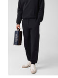 GUESS ATH U PRE Pantaloni thor cuffed jogger nero