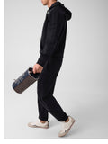GUESS ATH U PRE Pantaloni thor cuffed jogger nero