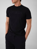 GUESS ATH U PRE T-shirt Prat logo nero