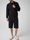 GUESS ATH U PRE Felpa full zip thor nero
