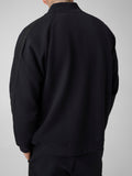GUESS ATH U PRE Felpa full zip thor nero