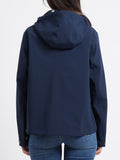 K-WAY Giubbino cappuccio bleizou bonded NAVY