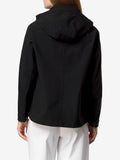 K-WAY Giubbino cappuccio bleizou bonded nero