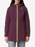 K-WAY Giubbino cappuccio Denise st warm double MALVA