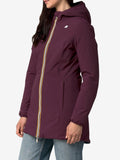 K-WAY Giubbino cappuccio Denise st warm double MALVA