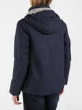 K-WAY Giubbino marlette twill soft beaver NAVY